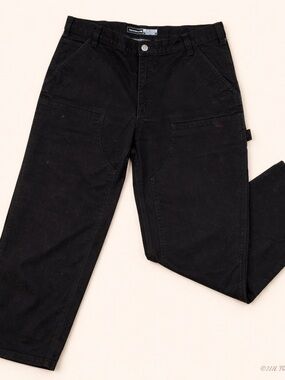 Carhartt Black Cargo Work Pants 38x30